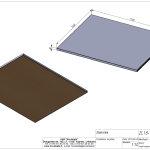 Table Top without Upstand Table Top without Upstand